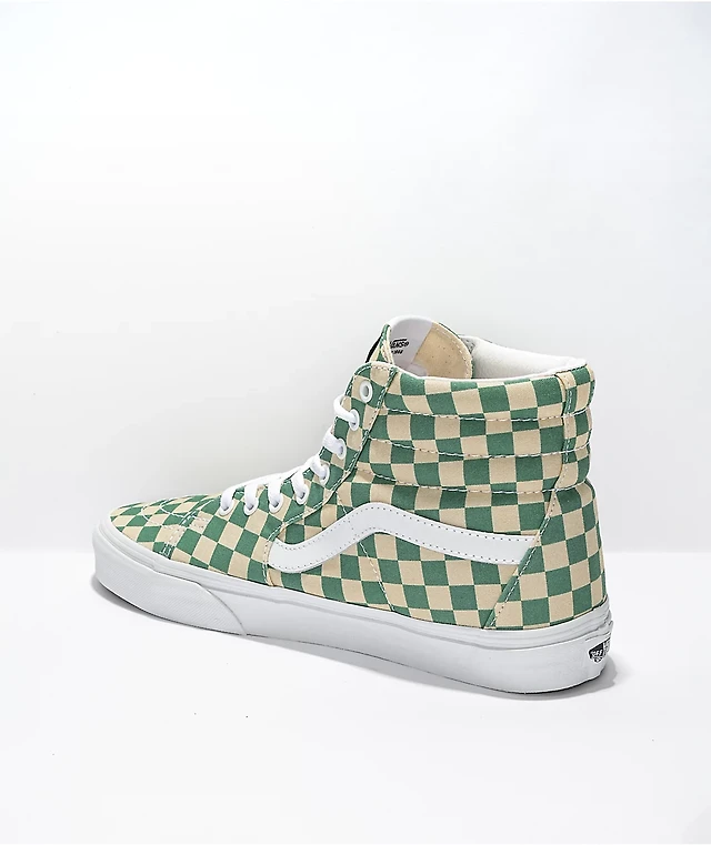 Vans Sk8-Hi Shoe Mens 9 Womens 10.5 Green White Canvas High Top Skate Sneaker s-l400.jpg main image 3