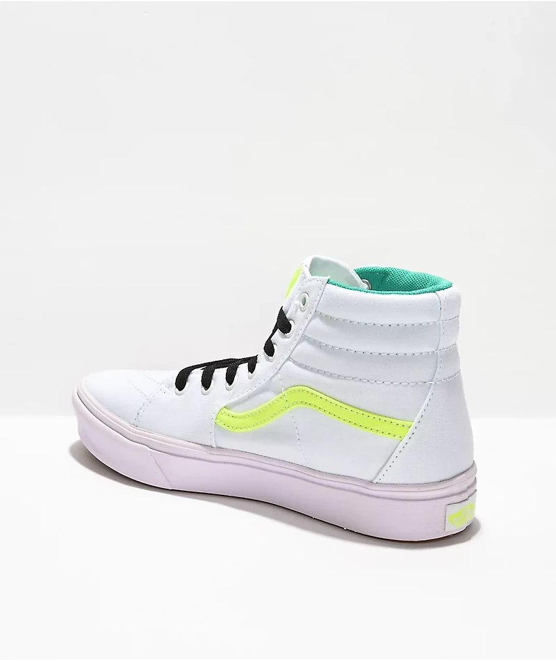 Vans Sk8-Hi ComfyCush Fluro Skate Shoes