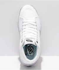Vans Sk8-Hi ComfyCush Super White Platform Shoes