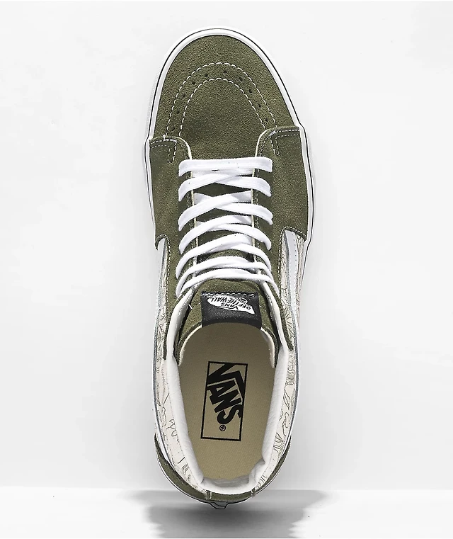 Vans Sk8 Hi Beauty Skull Vans Sk8 Skull Outlet