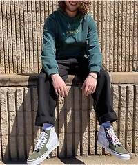 Vans Sk8-Hi Desert Skulls Grape Leaf & White Skate Shoes