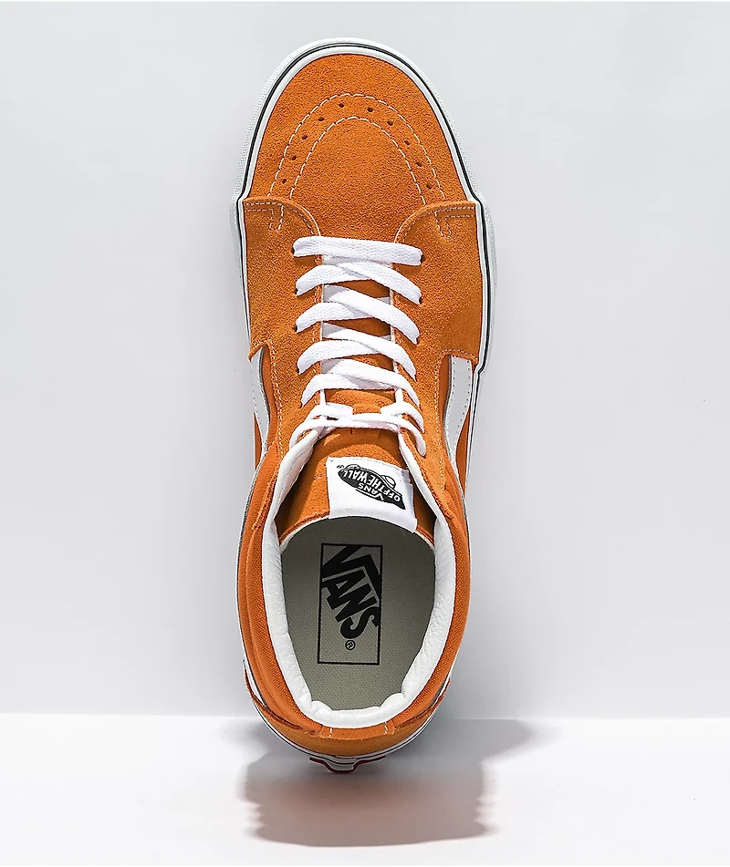 Vans Sk8-Hi Desert Sun & True White Skate Shoes