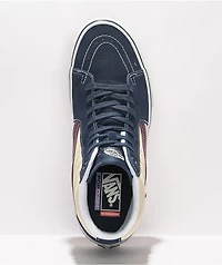 Vans Sk8-Hi Dress Blues & Turtle Skate Shoes