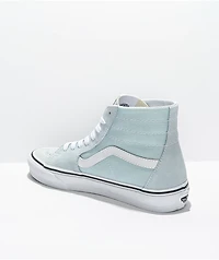 Vans Sk8-Hi Light Blue & White Skate Shoes