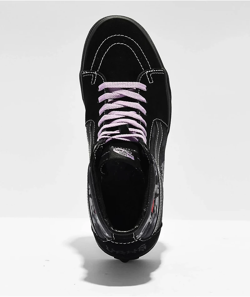 Vans Sk8-Hi Midnight Shift Black Skate Shoes