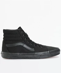 Vans Sk8-Hi Mono Black Skate Shoes