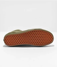 Vans Sk8-Hi Mono Olive Skate Shoes