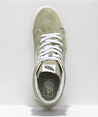 Vans Sk8-Hi Moss Grey & Snow White Skate Shoes