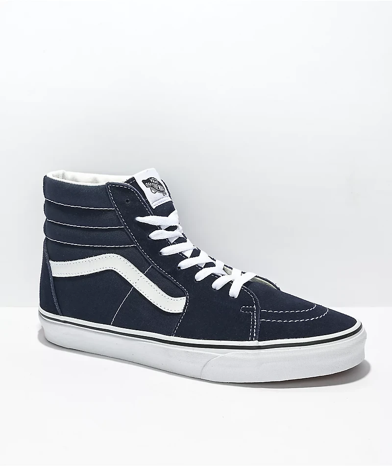 Vans Sk8-Hi Parisian Night & True White Skate Shoes