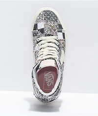 Vans Sk8-Hi Patchwork Floral Black & White Skate Shoes