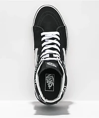 Vans Sk8-Hi Peace & Paisley Black Skate Shoes