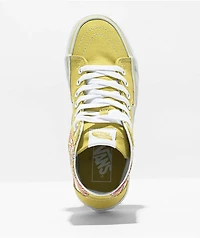 Vans Sk8-Hi Psychedelic Resort Yellow Skate Shoes