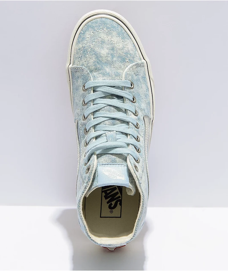 Vans Sk8-Hi Taper Denim Winter Sky Skate Shoes