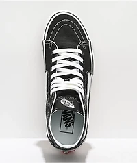 Vans Sk8-Hi Tapered Black & White Canvas Skate Shoes
