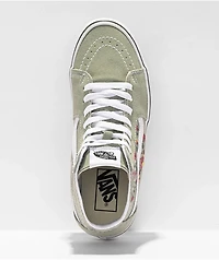 Vans Sk8-Hi Tapered Stackform Floral Embroidery Platform Shoes