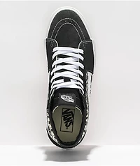 Vans Sk8-Hi Tapestry Black & Bone Skate Shoes