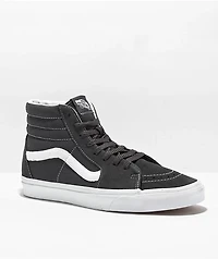 Vans Sk8-Hi Textured Asphalt & True White Skate Shoes