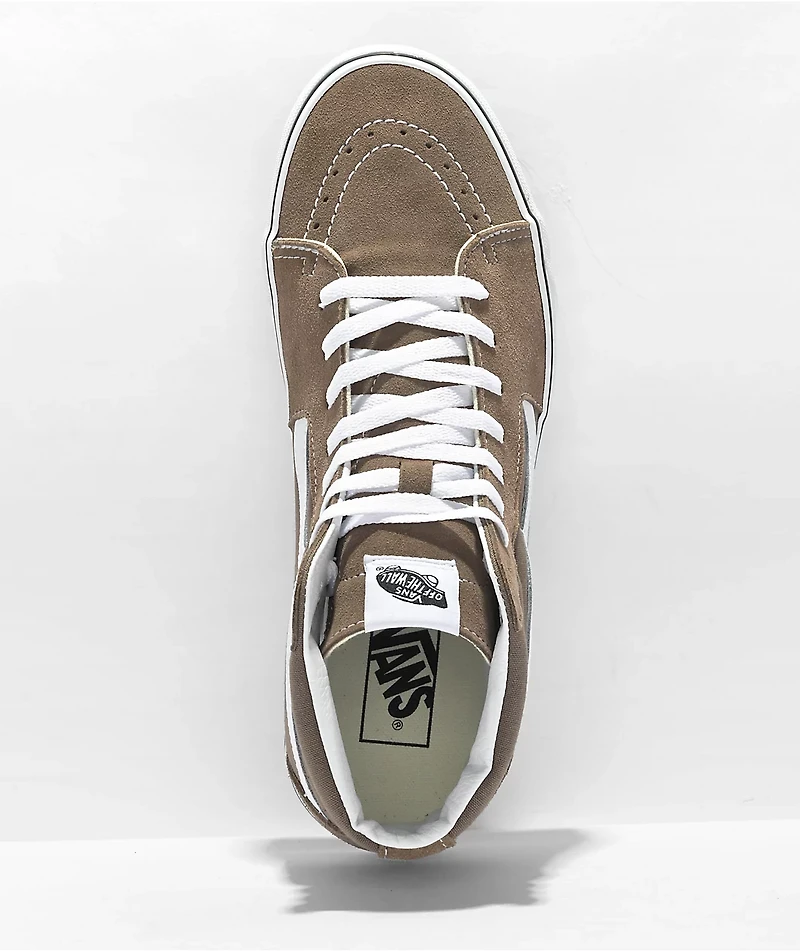Vans Sk8-Hi Walnut & True White Skate Shoes