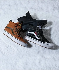 Vans Sk8 Hi Waterproof MTE Black & White Shoes