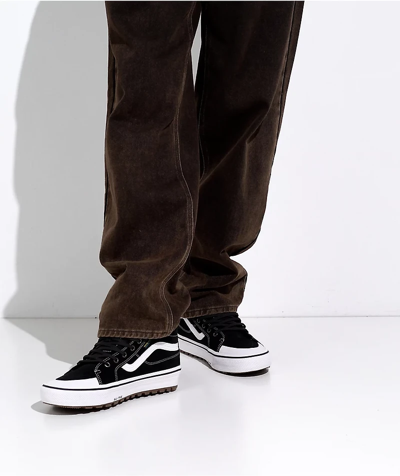 Vans Sk8 Hi Waterproof MTE Black & White Shoes