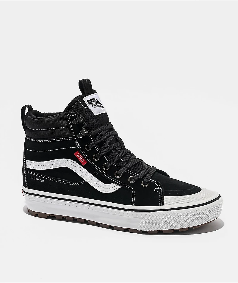 Vans Sk8 Hi Waterproof MTE Black & White Shoes