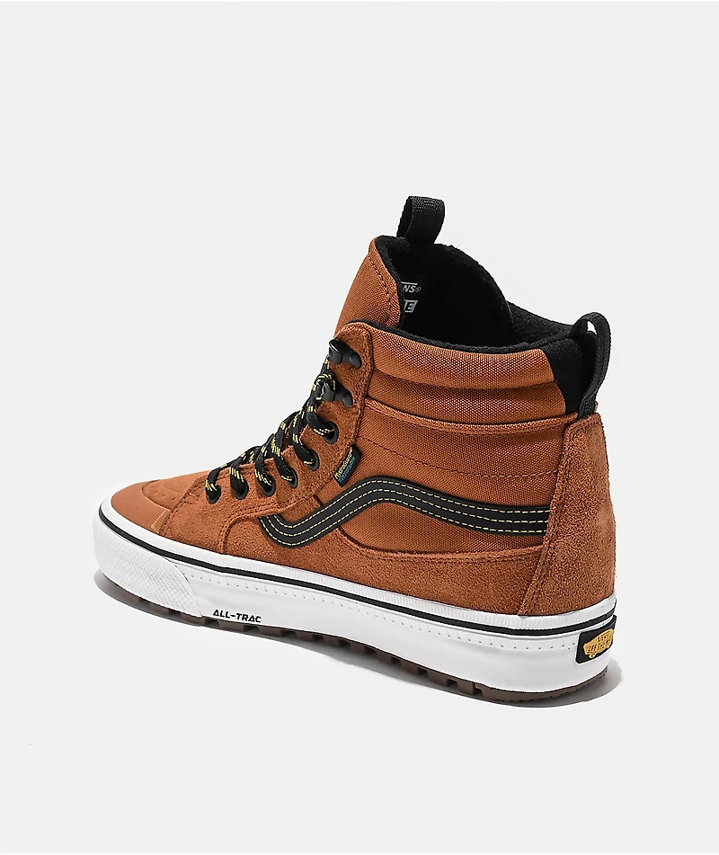 Vans Sk8 Hi Waterproof MTE Glazed Ginger & Black Shoes