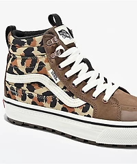 Vans Sk8 Hi Waterproof MTE Leopard Brown Shoes
