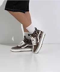 Vans Sk8 Hi Waterproof MTE Leopard Brown Shoes