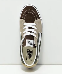 Vans Sk8-Low Brown & Green Skate Shoes