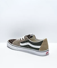 Vans Sk8-Low Brown & Green Skate Shoes