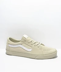 Vans Sk8-Low Contrast Bone & White Skate Shoes