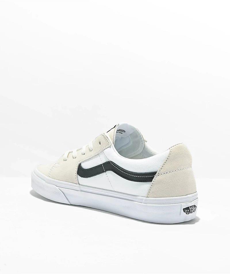 Vans Sk8-Low Contrast White & Black Skate Shoes