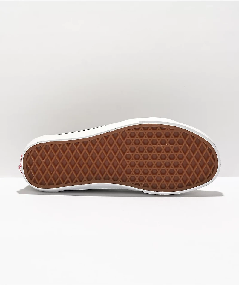 Vans Sk8-Low Grape Leaf & White Skate Shoes