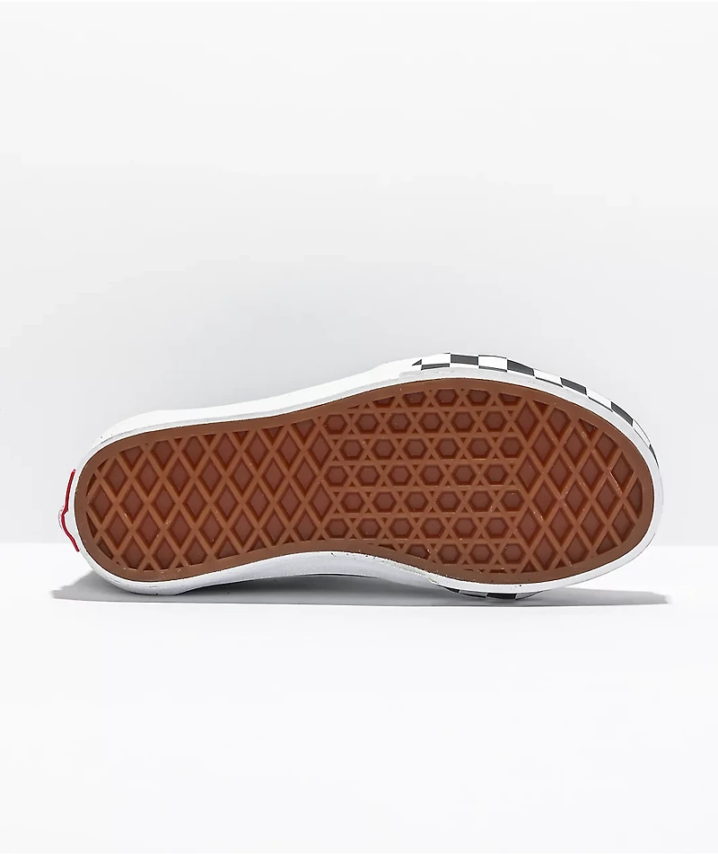 Vans Sk8-Low Reflective Black & White Skate Shoes