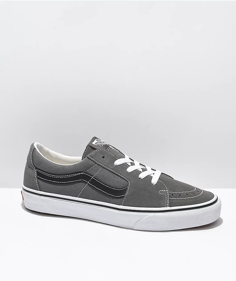 Vans Sk8-Low Utility Pewter & Black Skate Shoes