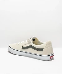 Vans Sk8-Low Utility Pop Blanc De & Khaki Skate Shoes