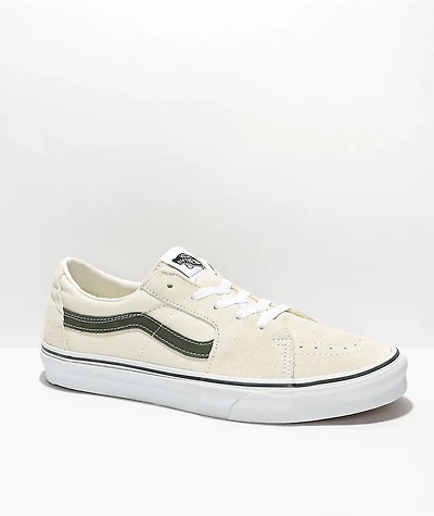 Vans Sk8-Low Utility Pop Blanc De & Khaki Skate Shoes
