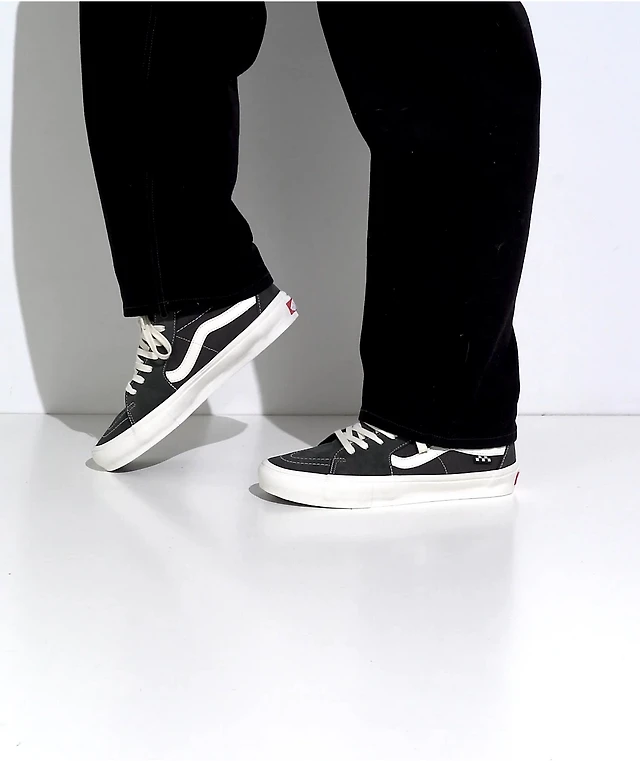 Vans Sk8-Mid Grosso Grey Skate Shoes at Foxvalley Mall in Aurora, IL