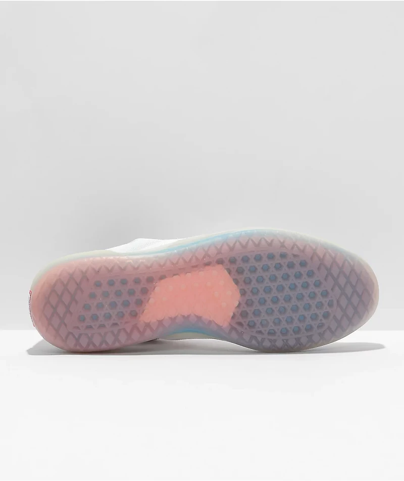 Vans Skate AVE Pro White & Powder Pink Shoes