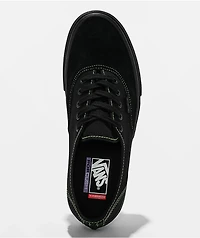 Vans Skate Authentic Black & Green Skate Shoes