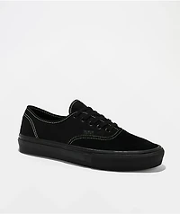 Vans Skate Authentic Black & Green Skate Shoes