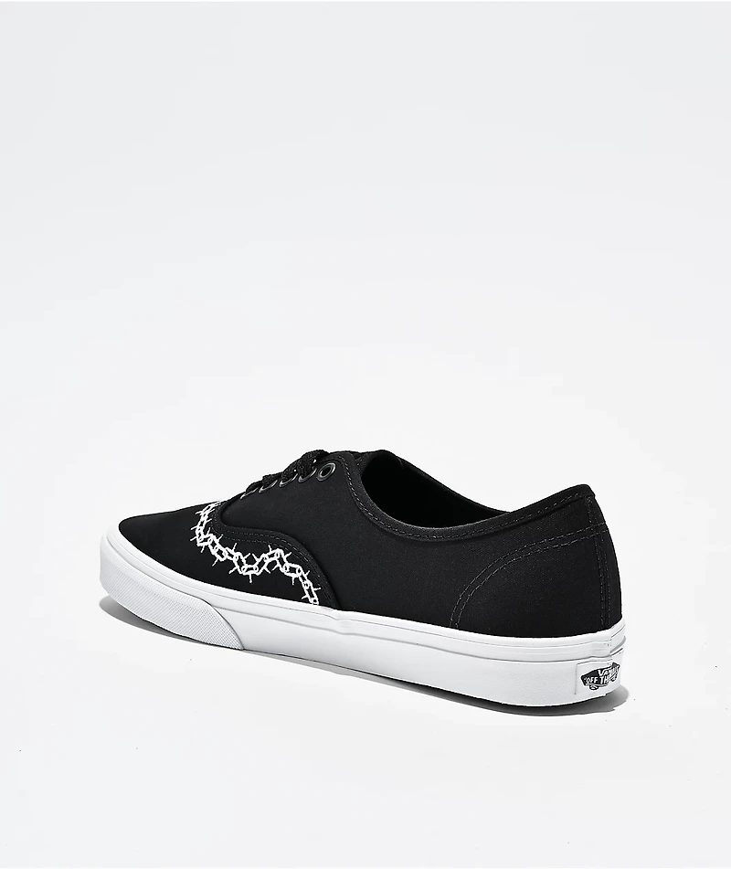 Vans Skate Authentic Chain Black Skate Shoes