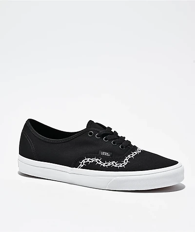 Vans Skate Authentic Chain Black Skate Shoes