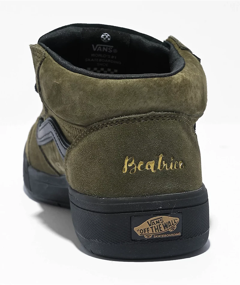 Vans Skate Beatrice Domond Zahba Mid Dark Olive Shoes