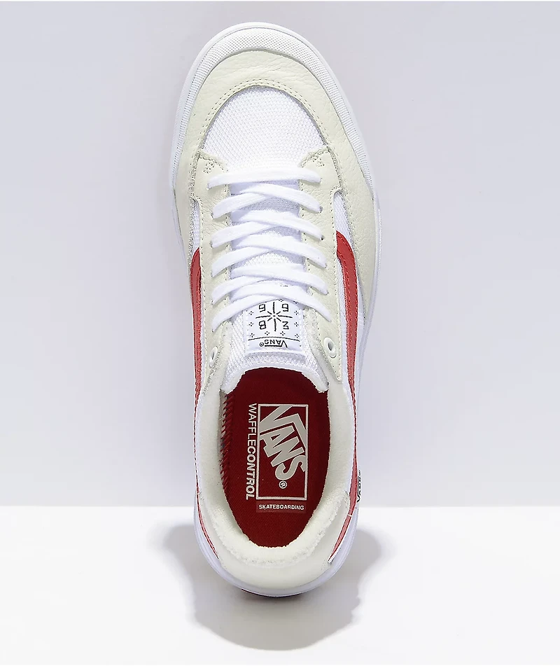 Vans Skate Berle White & Chili Pepper Shoes