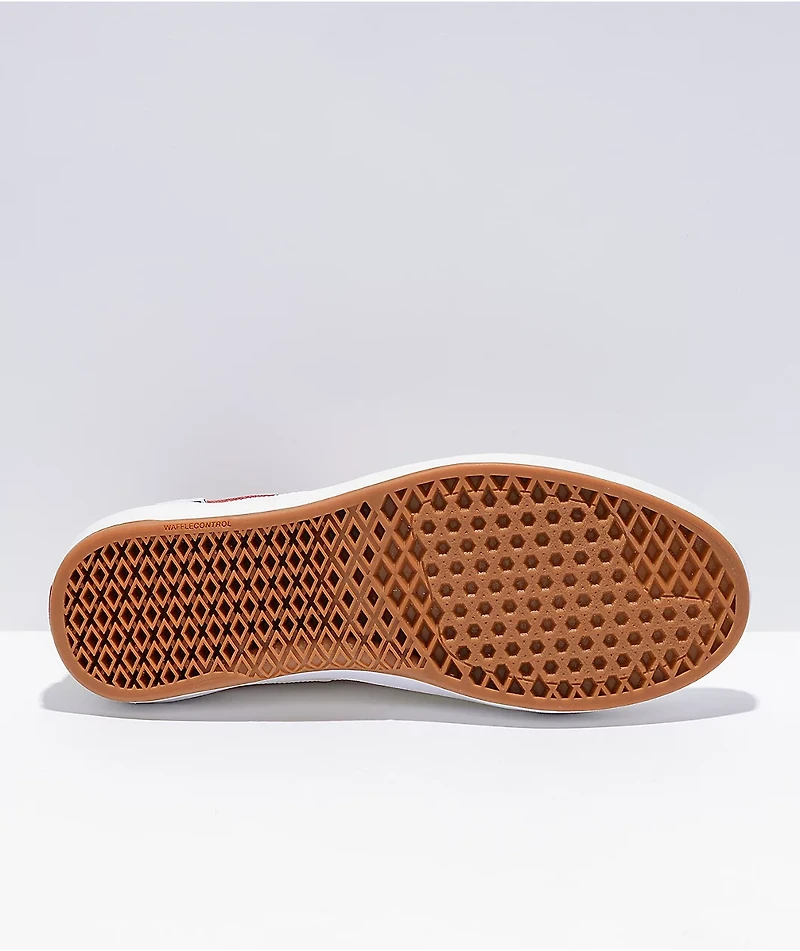 Vans Skate Berle White & Chili Pepper Shoes