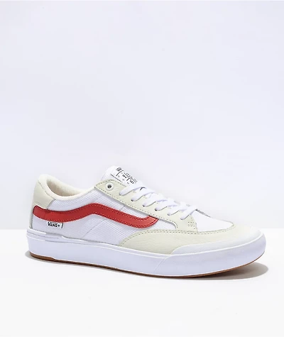 Vans Skate Berle White & Chili Pepper Shoes