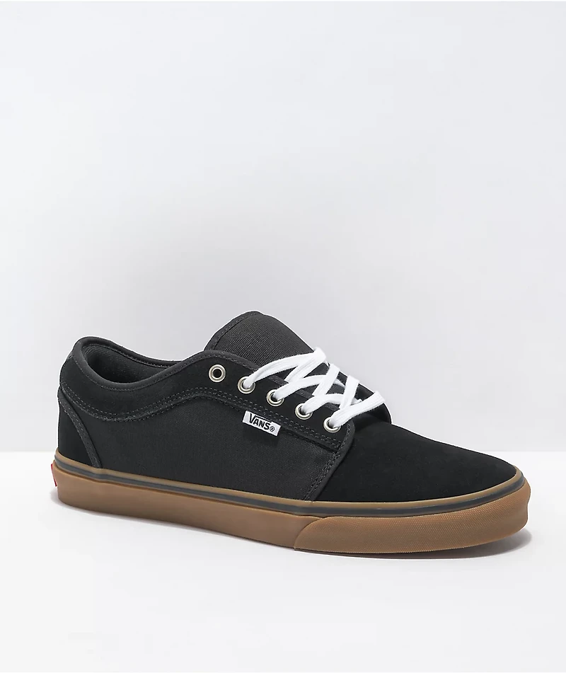 Vans Skate Chukka Low Black & Gum Shoes