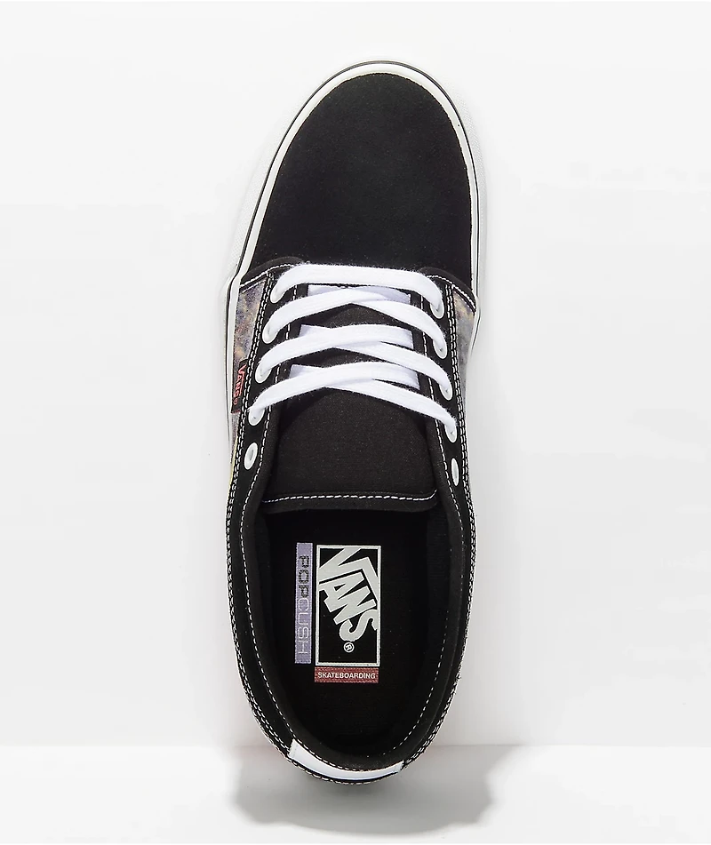 Vans Skate Chukka Low Black & Multi Tie Dye Terry Shoes