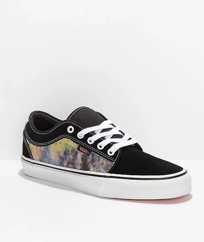 Vans Skate Chukka Low Black & Multi Tie Dye Terry Shoes